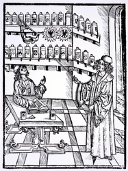 Apotheke, aus 